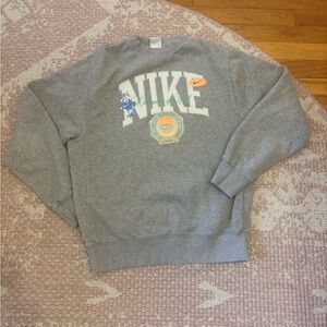 Nike Gray Crewneck Men's Sweatshirt
